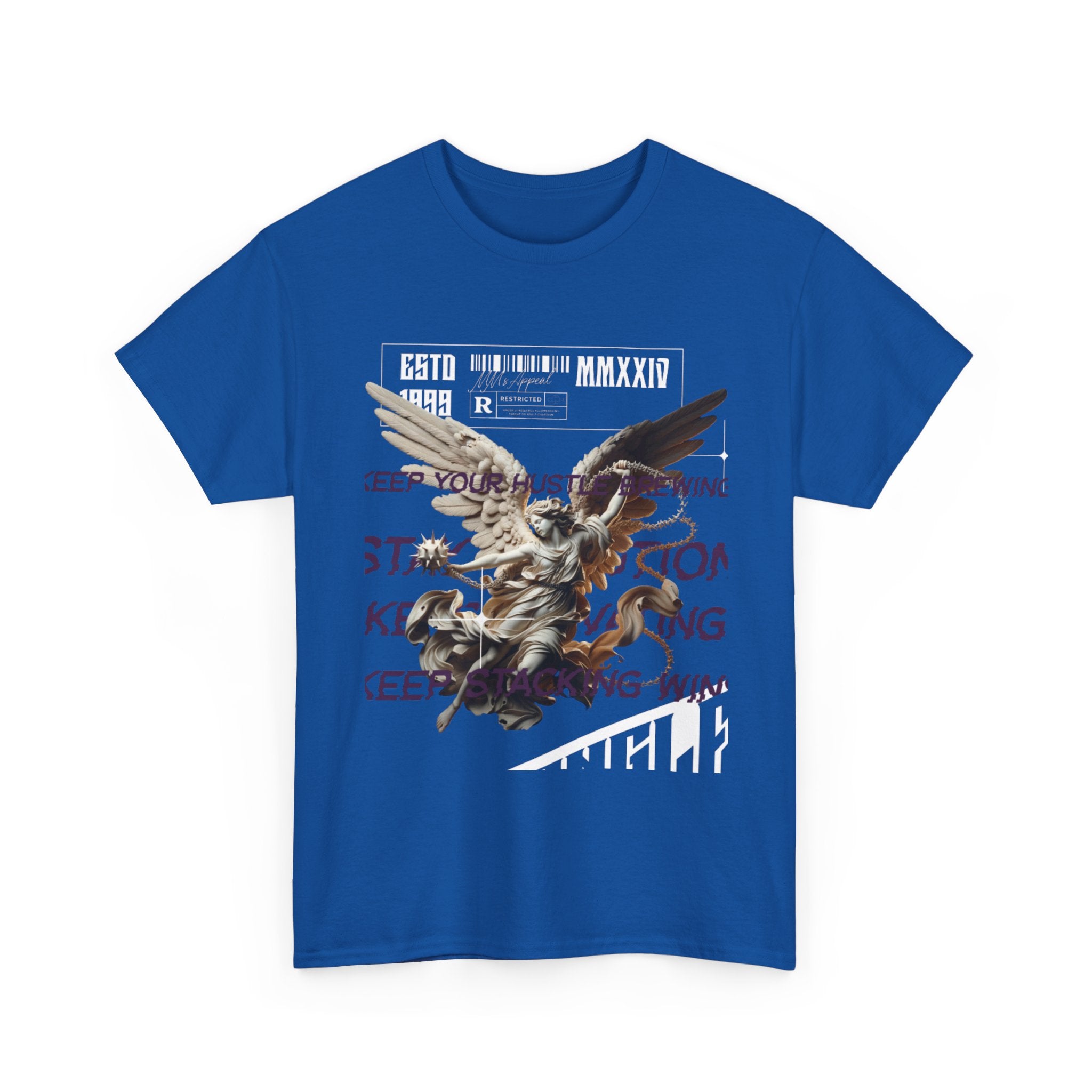 Angel Graphic Tee - Unisex Heavy Cotton, Inspirational Gift for Nature Lovers, Everyday Wear, Casual Style, Unique Art Apparel