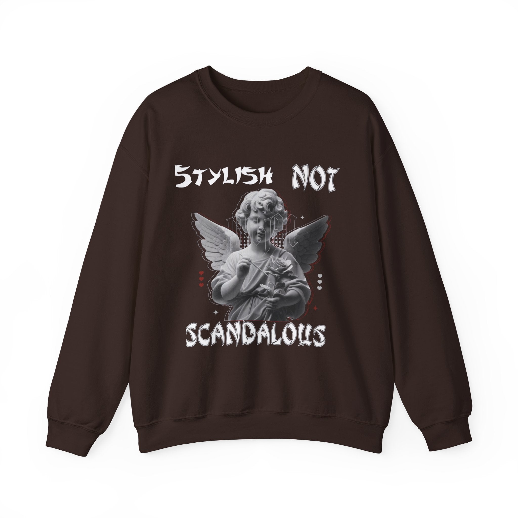 Angel Not Unisex Sweatshirt - Funny Gift for Art Lovers, Vintage Style Crewneck, Cozy Apparel for Casual Days, Unique Holiday Present