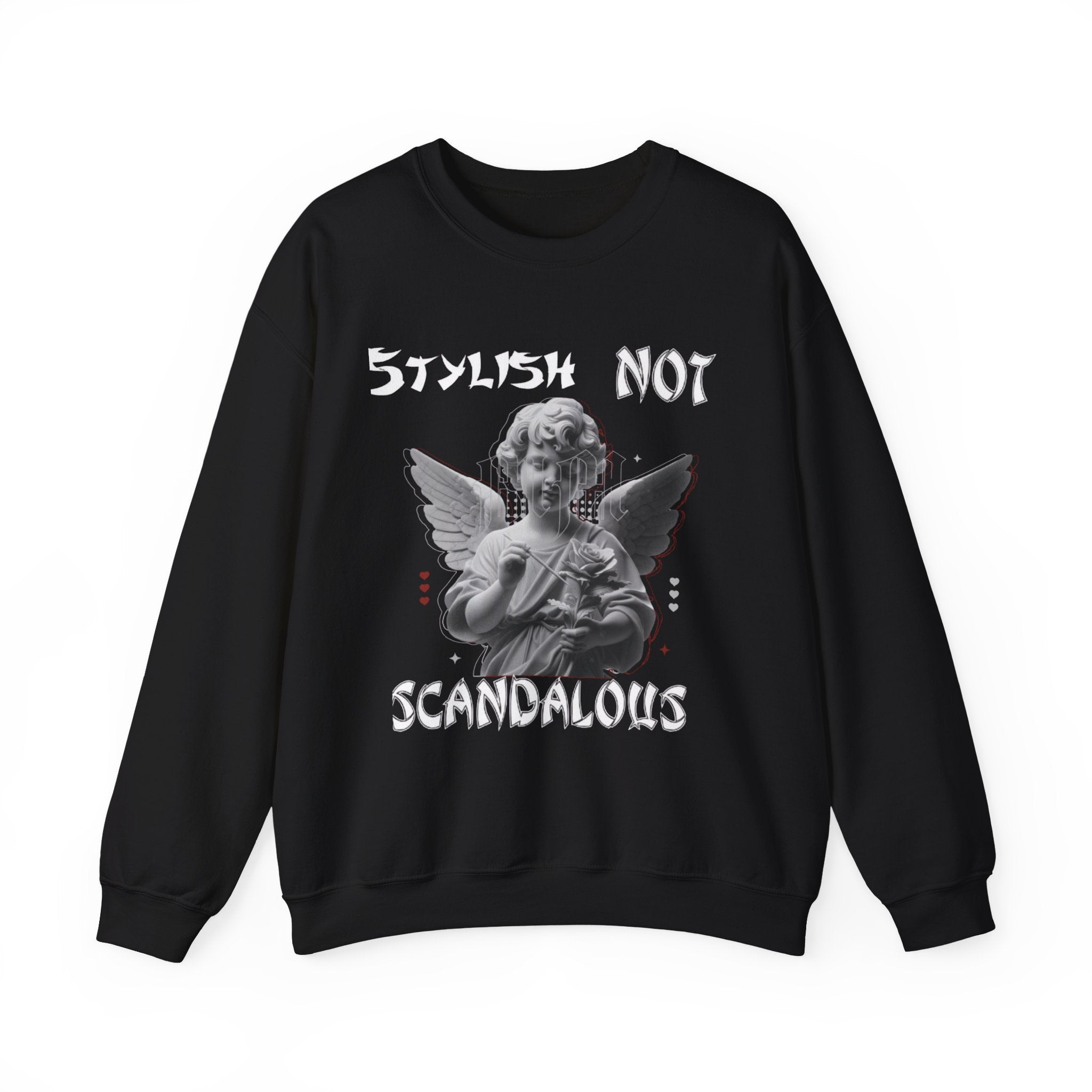Angel Not Unisex Sweatshirt - Funny Gift for Art Lovers, Vintage Style Crewneck, Cozy Apparel for Casual Days, Unique Holiday Present