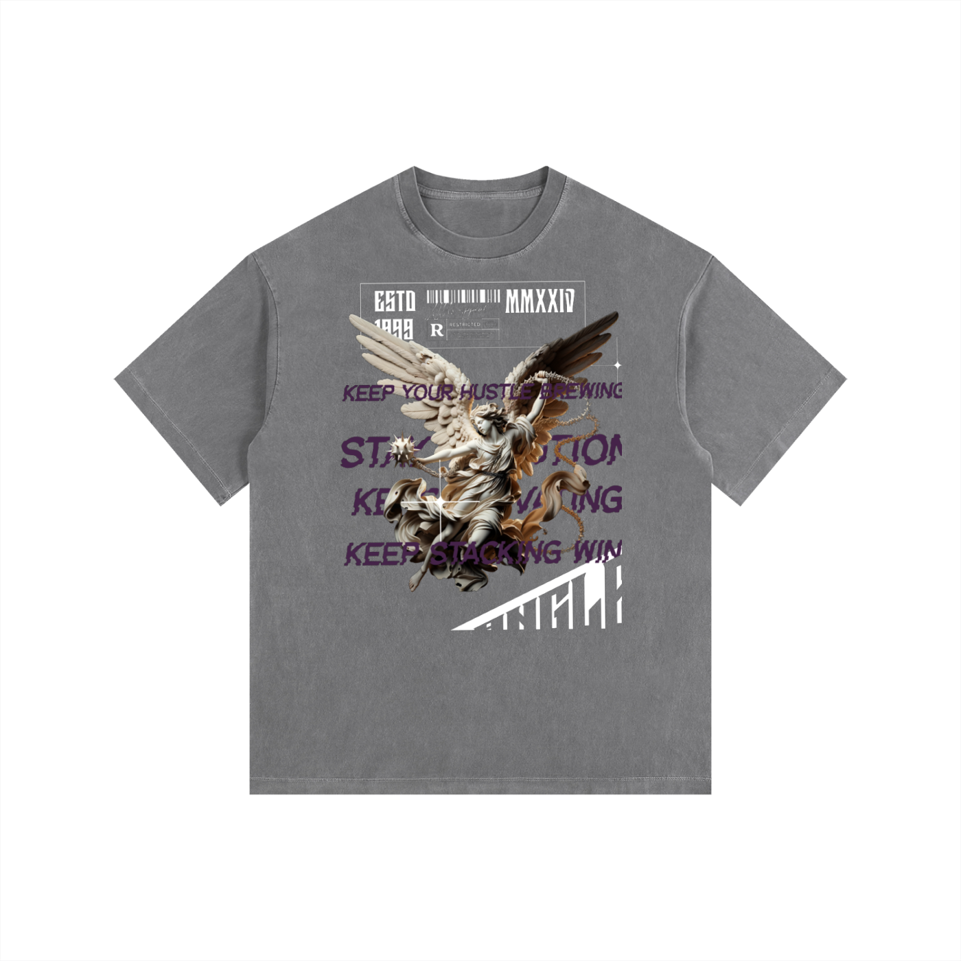 Vintage Washed Oversized Cotton T-Shirt