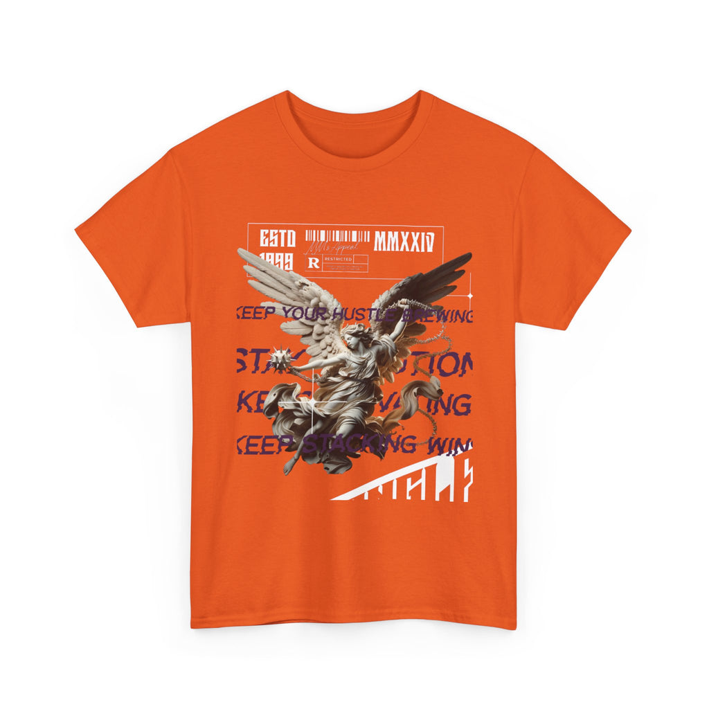 Angel Graphic Tee - Unisex Heavy Cotton, Inspirational Gift for Nature Lovers, Everyday Wear, Casual Style, Unique Art Apparel