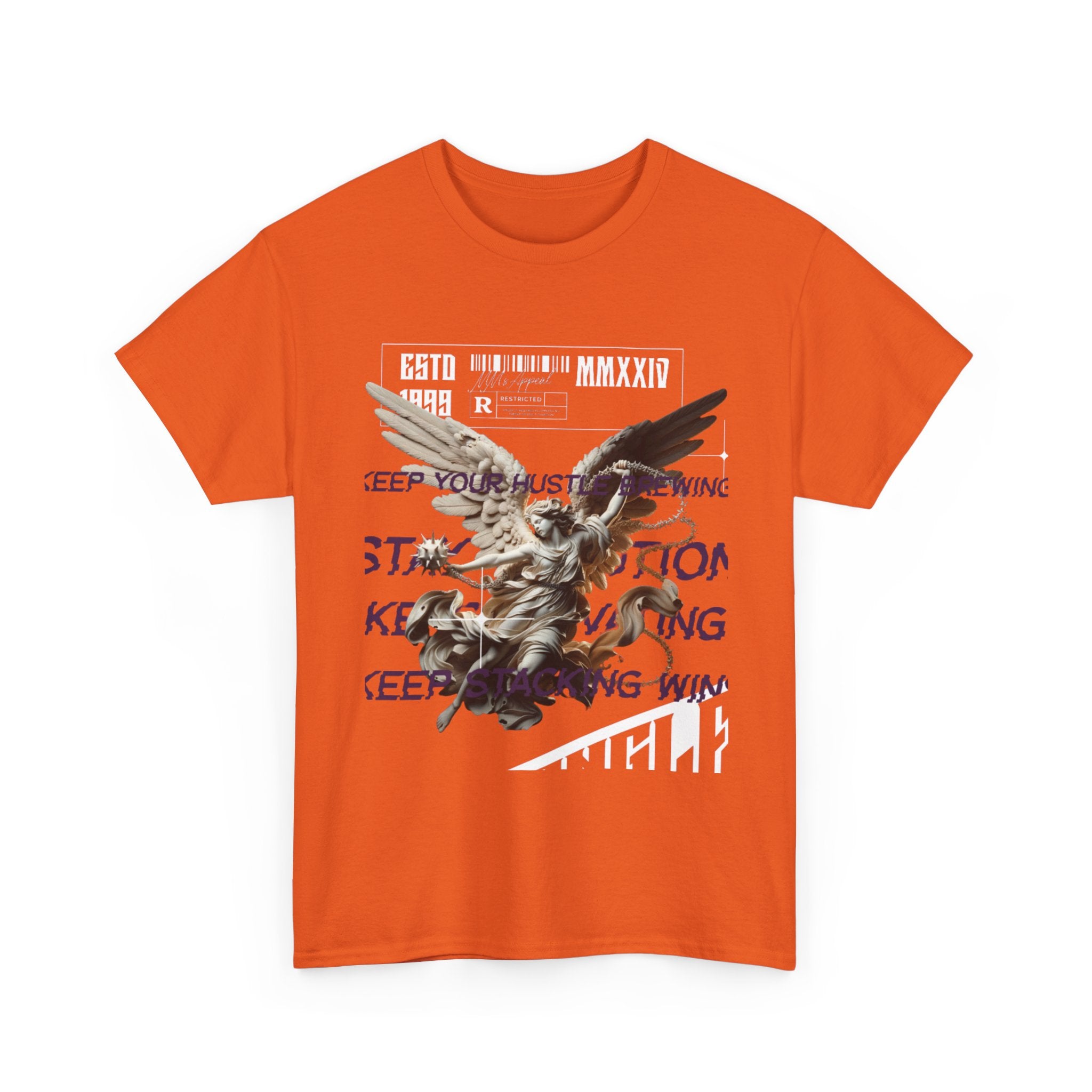 Angel Graphic Tee - Unisex Heavy Cotton, Inspirational Gift for Nature Lovers, Everyday Wear, Casual Style, Unique Art Apparel