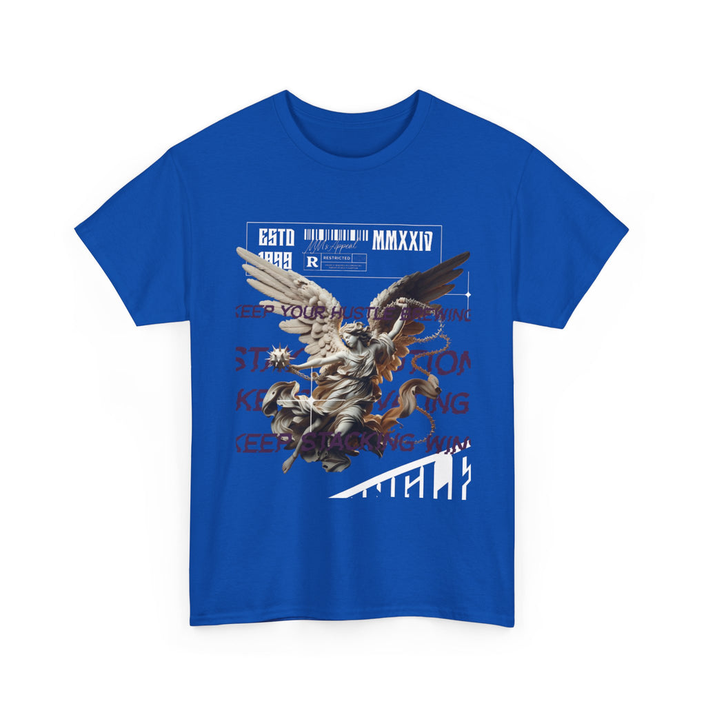 Angel Graphic Tee - Unisex Heavy Cotton, Inspirational Gift for Nature Lovers, Everyday Wear, Casual Style, Unique Art Apparel