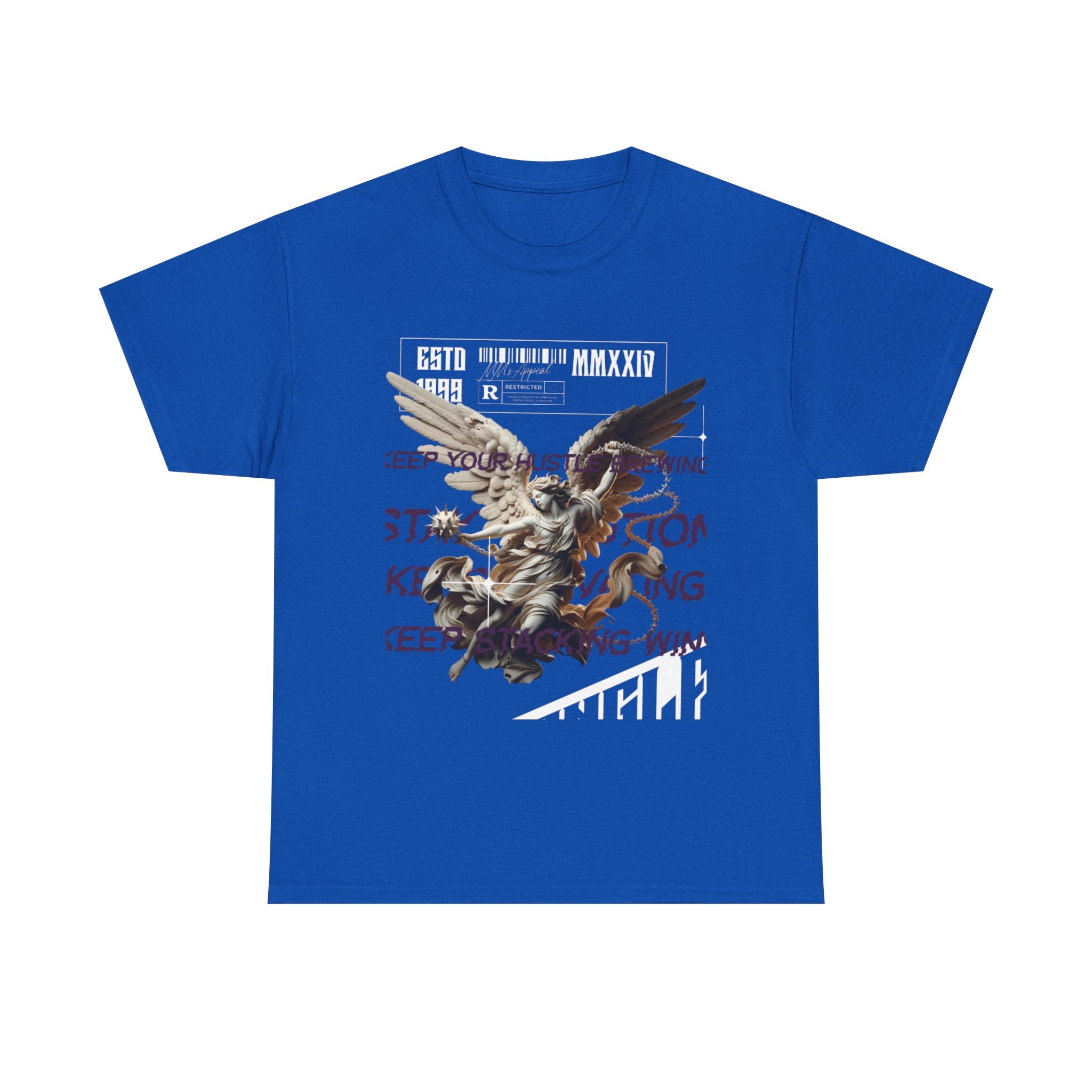 Angel Graphic Tee - Unisex Heavy Cotton, Inspirational Gift for Nature Lovers, Everyday Wear, Casual Style, Unique Art Apparel